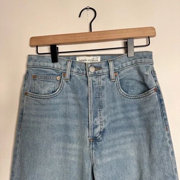 Aritzia Denim Forum THE YOKO HIGH RISE SLIM 30L Jean size 27 - Picture 4 of 12